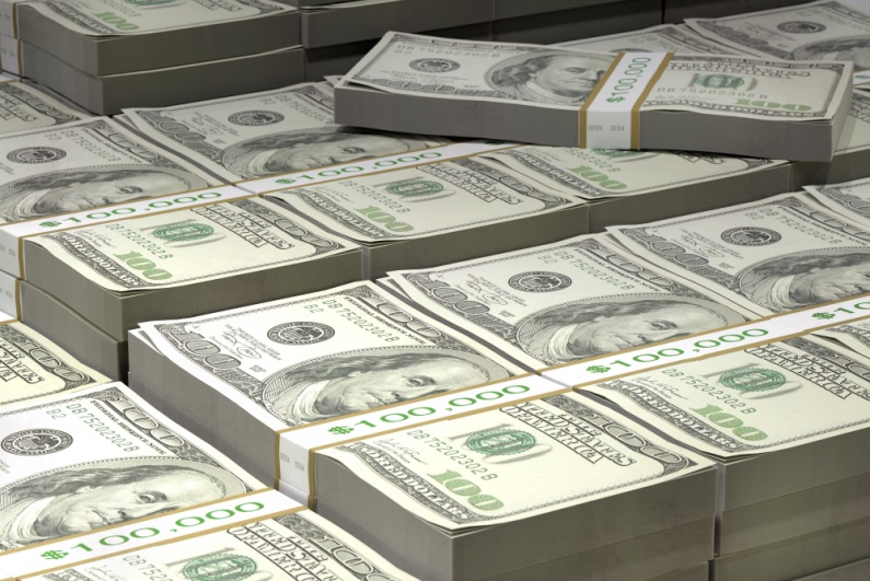 Stacks of cash