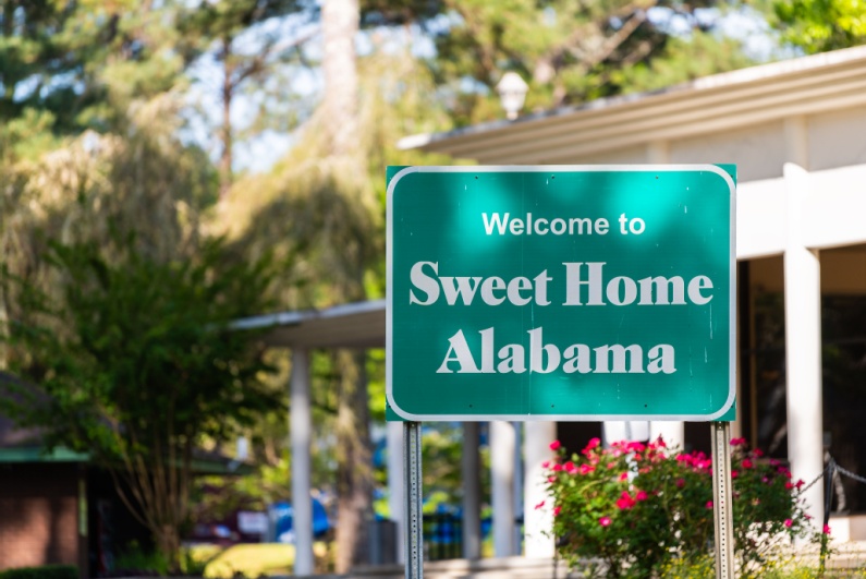 Sweet Home Alabama sign