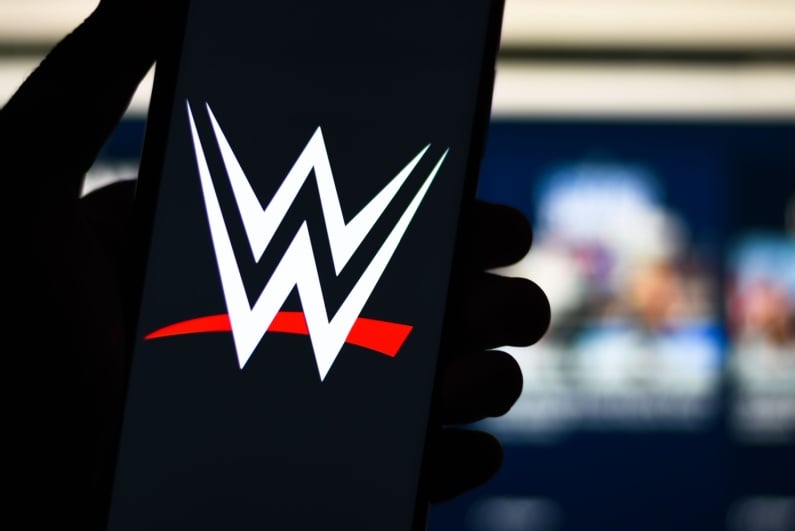 WWE logo on phone