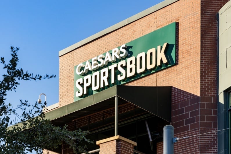 Caesars Sportsbook sign