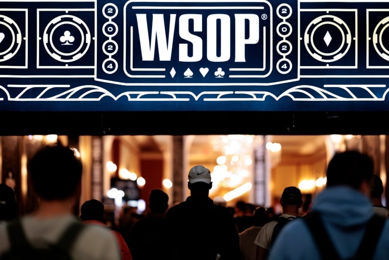 WSOP sign