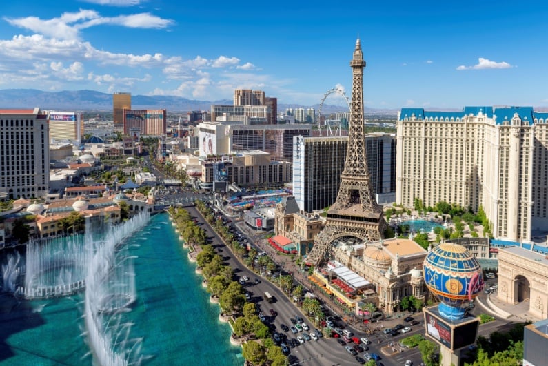 Las Vegas Strip during the day