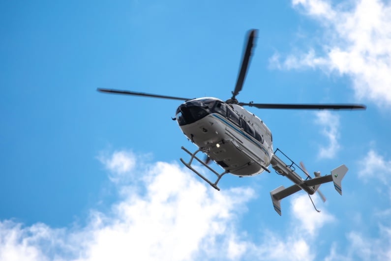 Police helicopter