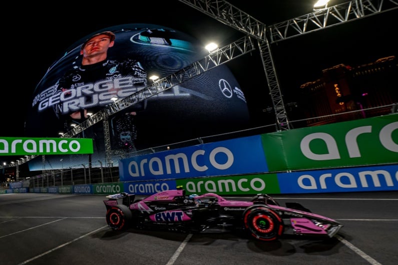 F1 car in Las Vegas