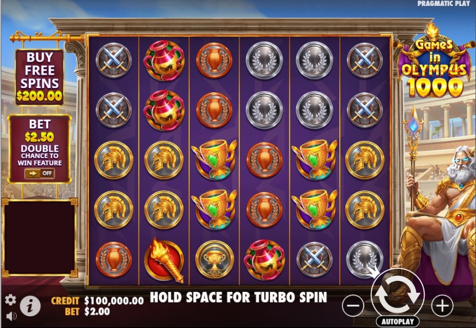 Games in Olympus 1000 slot reels by Pragmatic Play - best new online slots of the week