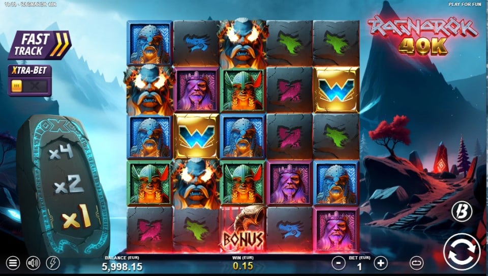 Ragnarok 40K slot reels by Slotmill - best new online slots of the week