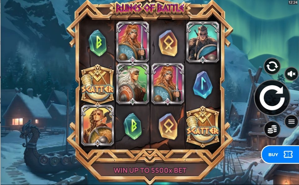 Runes of Battle slot reels by SpinOn - best new online slots of the week