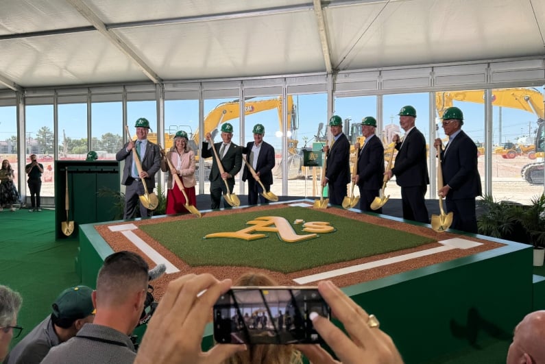A’s Las Vegas groundbreaking