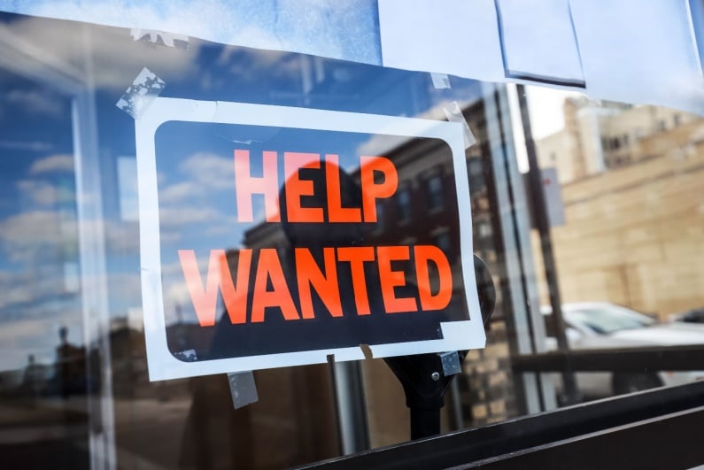 Help wanted sign