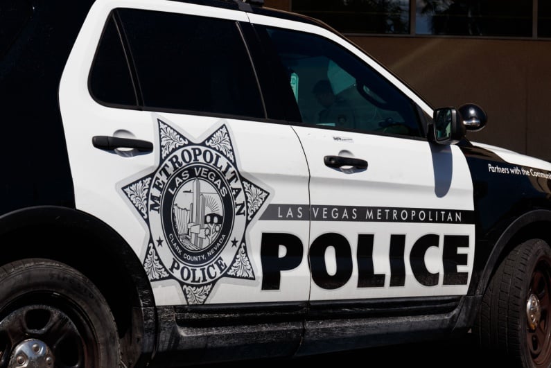 Las Vegas police car