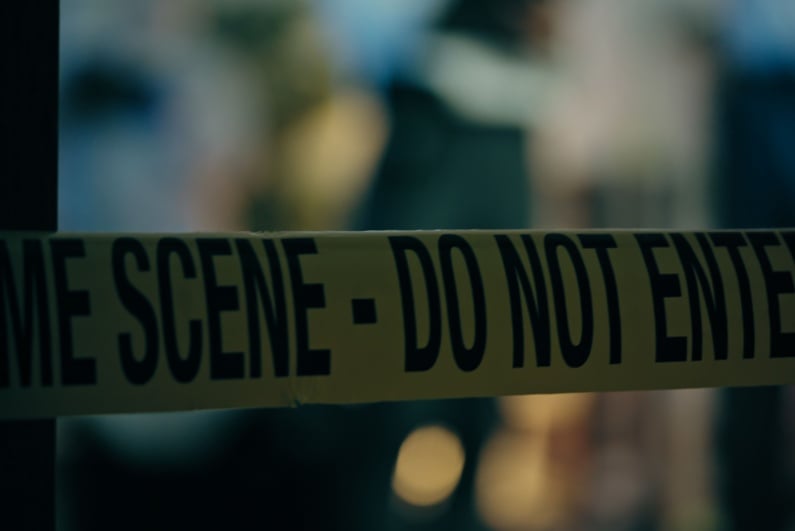 Police crime scene tape