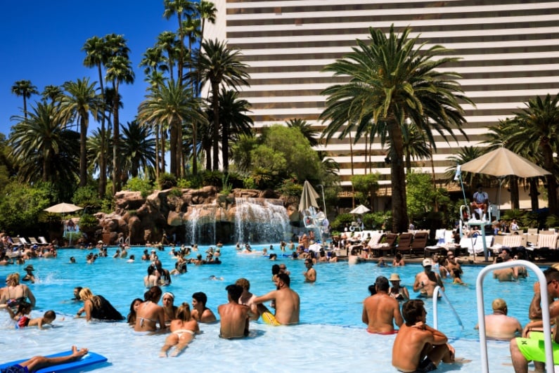 Las Vegas pool party