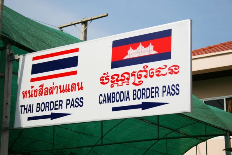 Thailand, Cambodia border