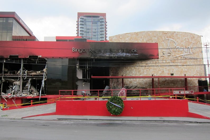 Casino Royale in Monterrey after deadly fire attack