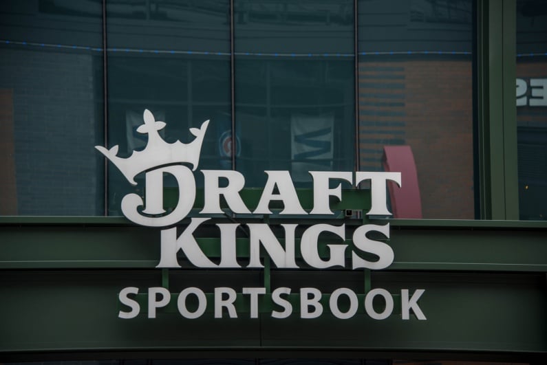 DraftKings sportsbook sign