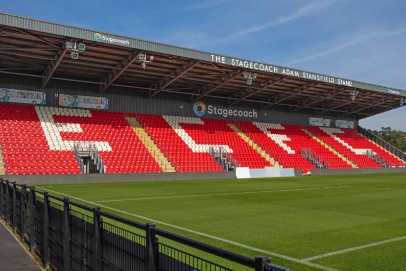 Exeter City's soccer stadium