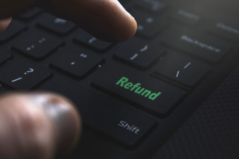 Refund button on keyboard