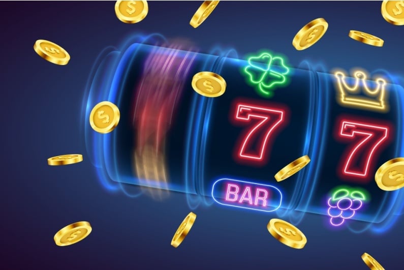 Digital slot machine visual