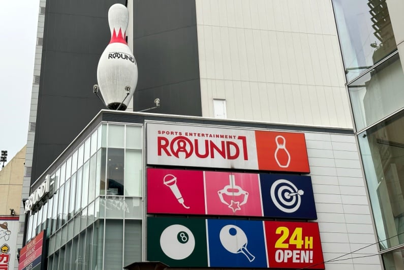 Round1 brand in Japan
