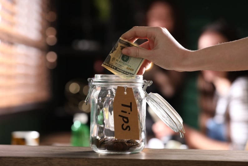 Tip jar