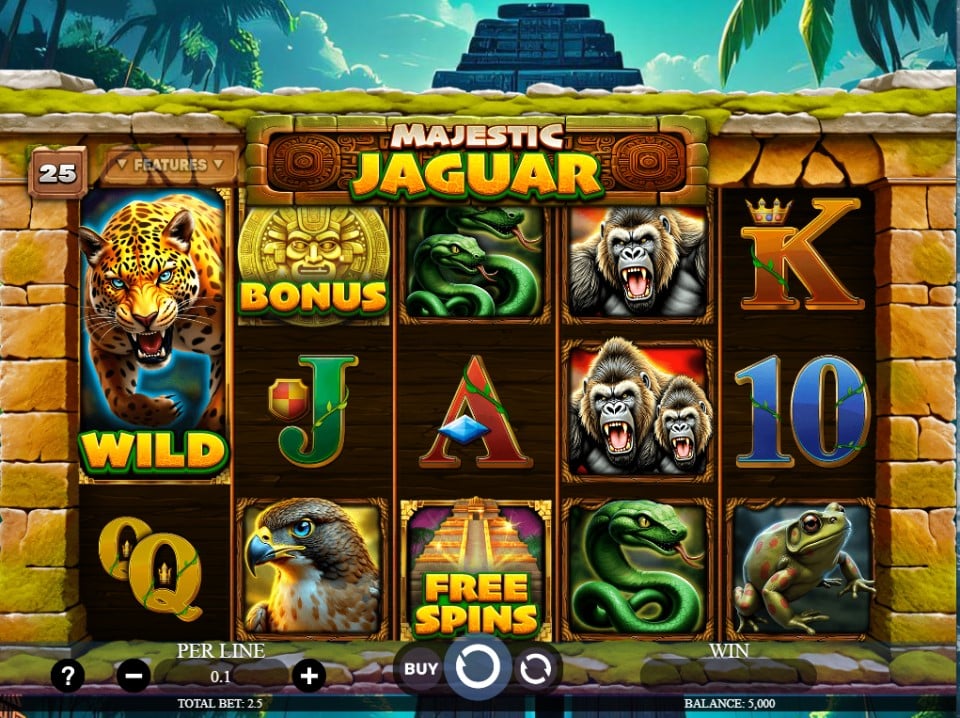 Majestic Jaguar slot reels by Spinomenal - best new online slots of the week