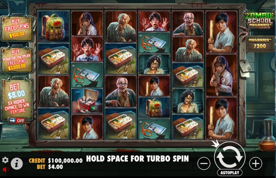 Zombie School Megaways slot reels Pragmatic Play - best new online slots of the week