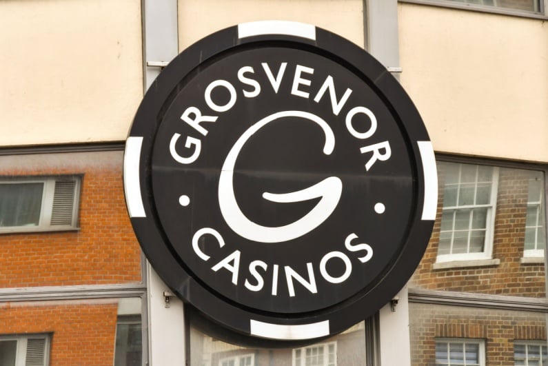 Grosvenor Casinos sign