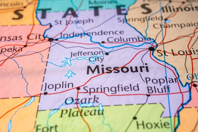 Missouri map