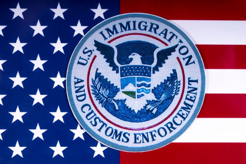 US Immigration and Customs Enforcement logo