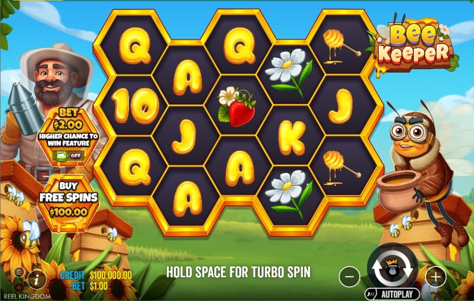 Bee Keeper online slot reels by Pragmatic Play
