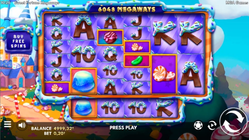 Sweet Fortune Megaways slot reels by MGA - best new online slots of the week