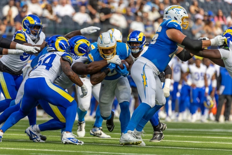 Chargers-Rams NFL preseason game