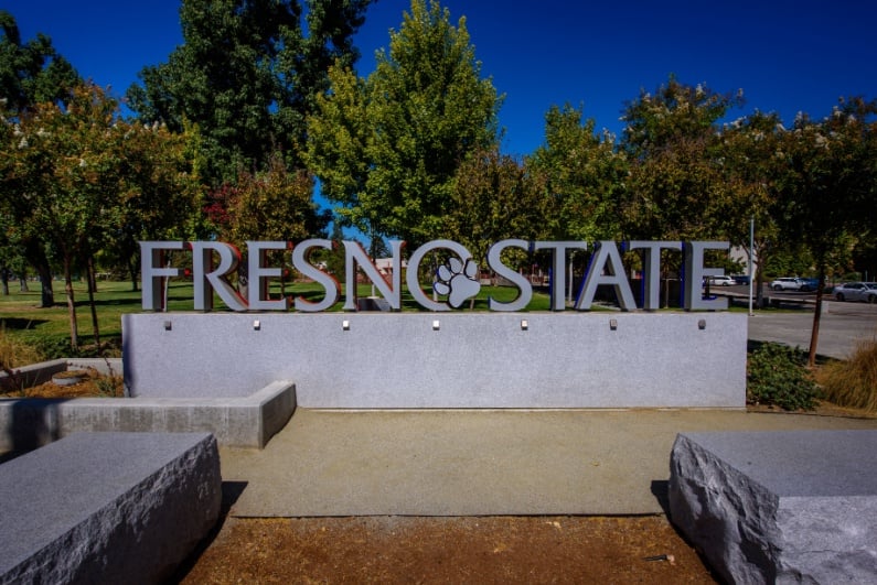 Fresno State sign