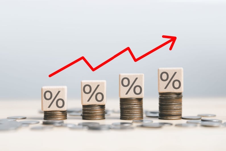 Percentages going up