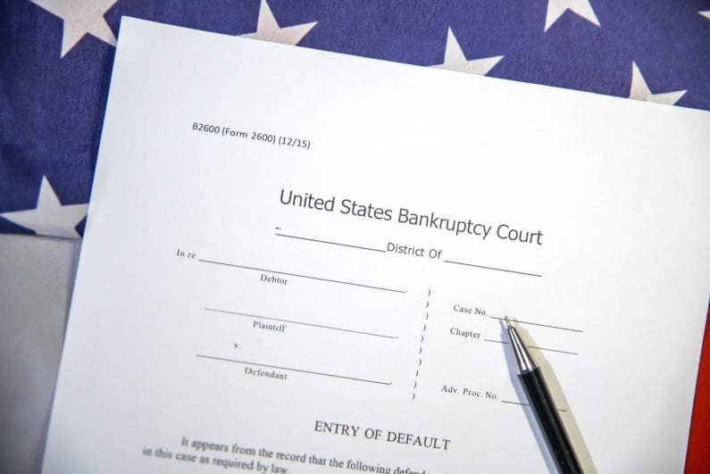 Bankruptcy document
