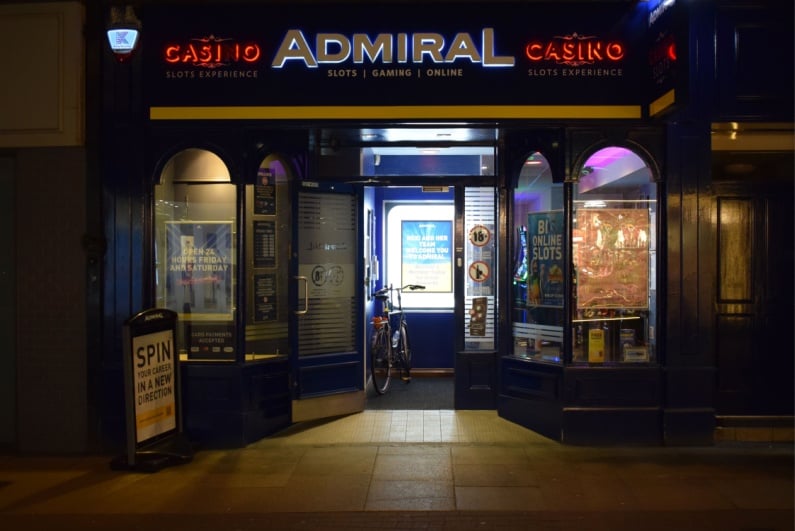 UK gambling shop