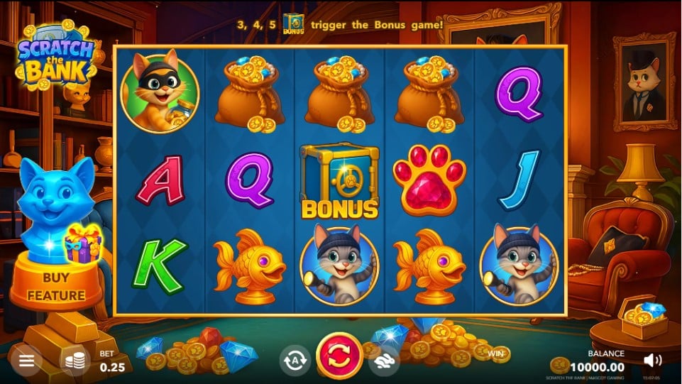 Scratch the Bank slot reels by Mascot Gaming - best new online slots of the week