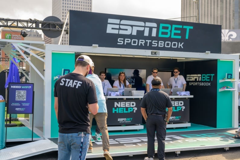 ESPN Bet booth