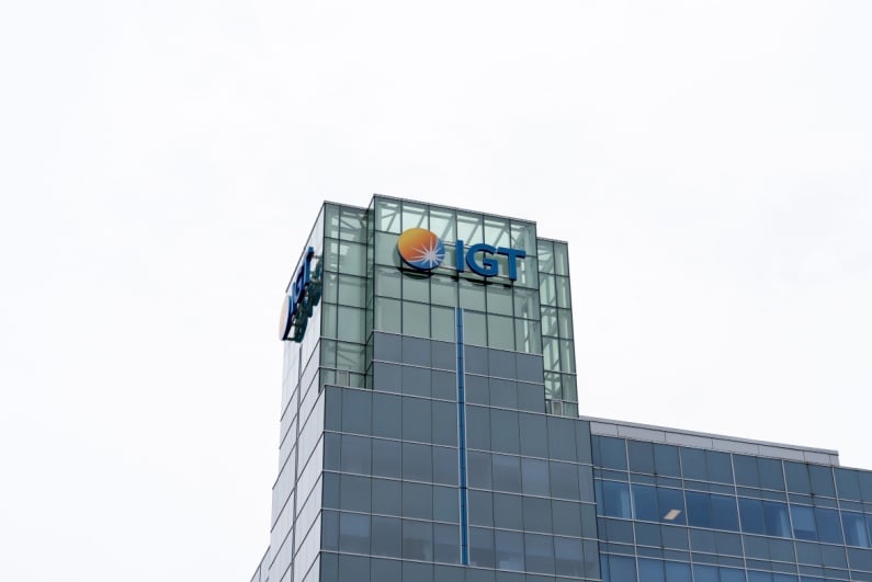 IGT sign on office building