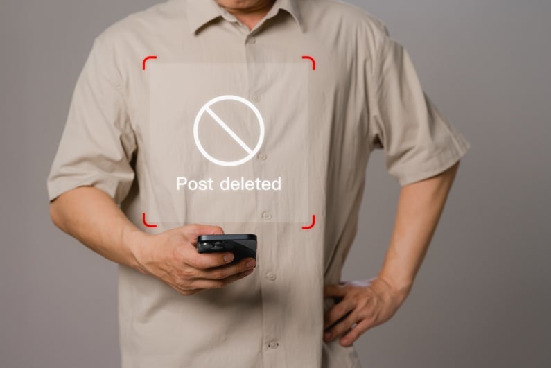 Delete button