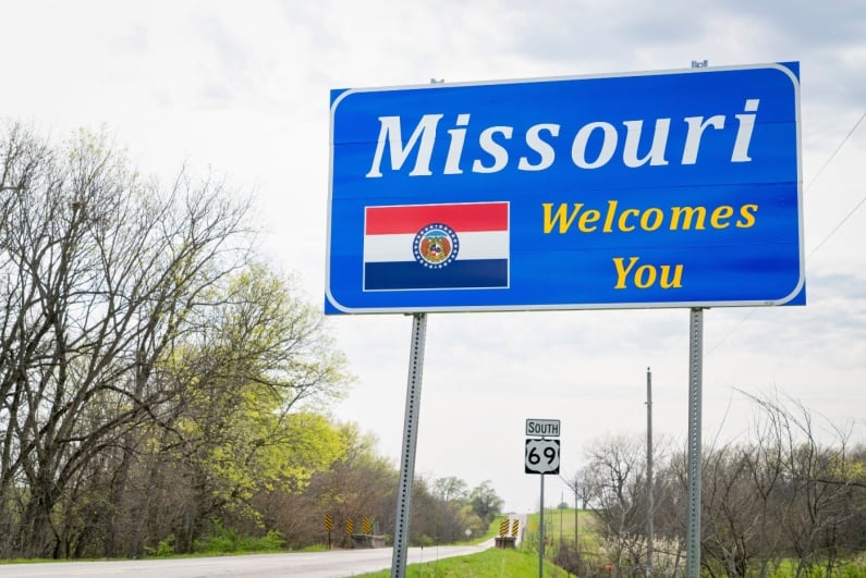 Missouri sign