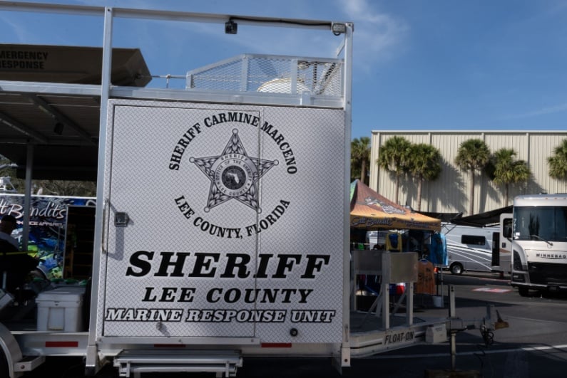 Sign for Lee Country Sheriff's Office