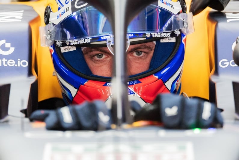 Max Verstappen in his Red Bull