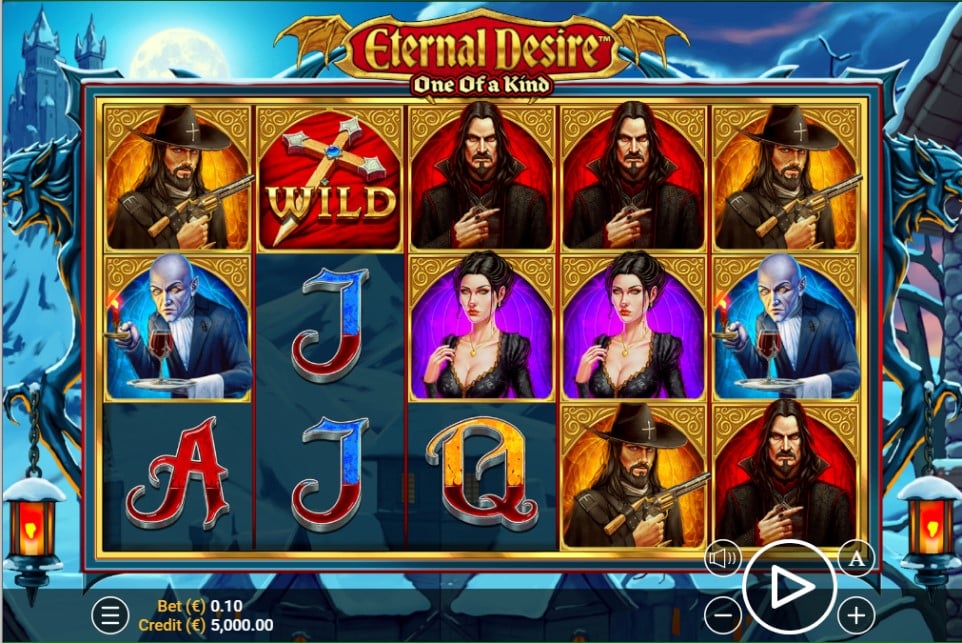 Eternal Desire One of a Kind slot reels by Zeus Play