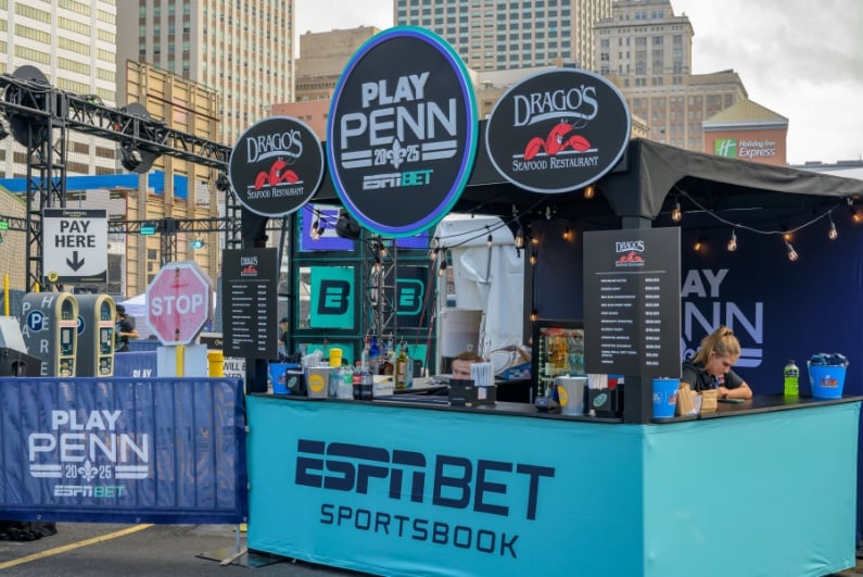 ESPN Bet sportsbook booth