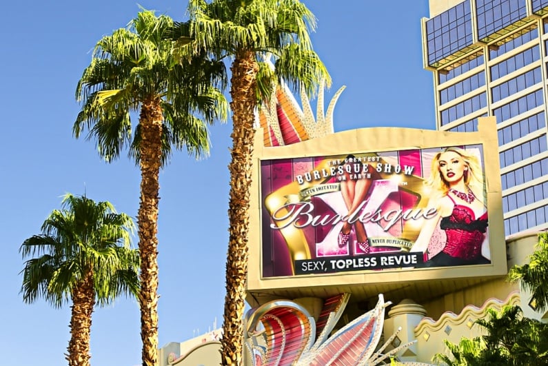 Burlesque club sign