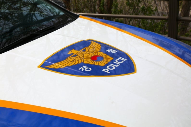 South Korean police car