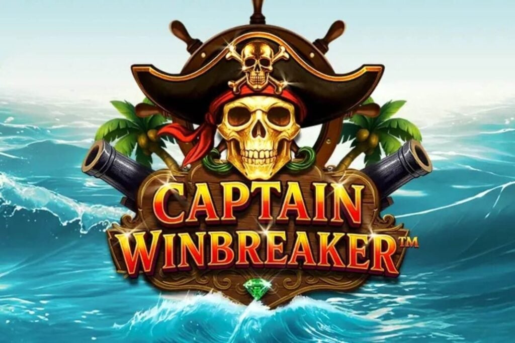 Captain Winbreaker slot logo by Northern Lights Gaming - best new online slots of the week
