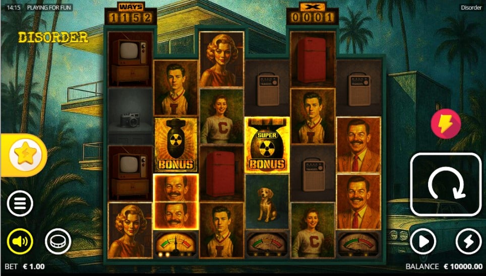 Disorder slot reels by Nolimit City - best new online slots of the week