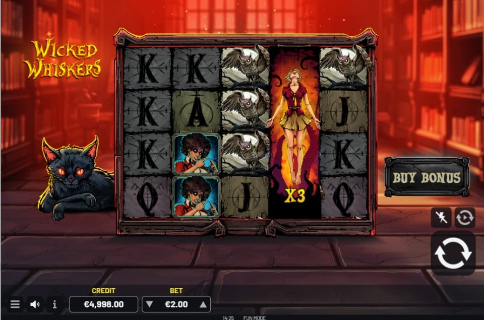 Wicked Whiskers slot reels by Indigo Magic - best new online slots of the week